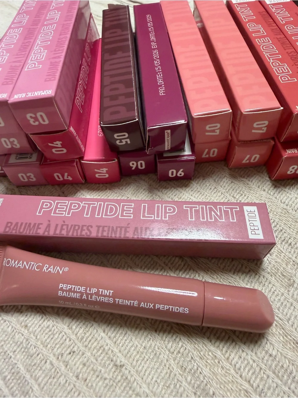 Peptide Lip Tint — Shade 01 Pink Mauve by Romantic Rain NIB